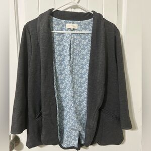 Grey Blazer Jacket